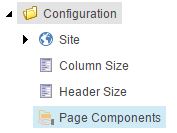 Page Components template